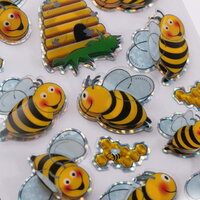 The translation of "Herma Sticker Lustig Kachel" to English is "Herma Funny Tile Sticker.