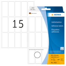 HERMA multi-purpose labels for hand inscription